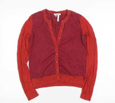 Damen-Cardigan Pullover UK Größe 2XS Manoukian rot