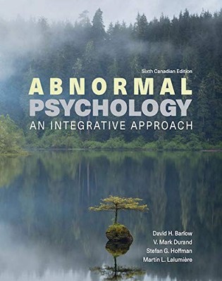 Abnormal Psychology: An Integrative Approach - hardcover David H. Barlow|V. ...