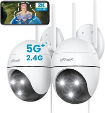 ieGeek 2K PTZ Security Camera Outdoor CCTV Wireless ZS-GQ2 pack of 2