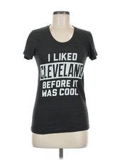 American Apparel Women Gray Short Sleeve T-Shirt M