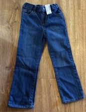 Boys The Children  s Place Bootcut Denim Jeans 100 Cotton Elastic Waist Size 5T