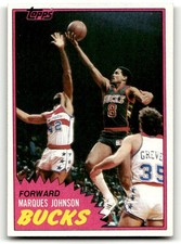 1981-82 Topps #24 Marques Johnson