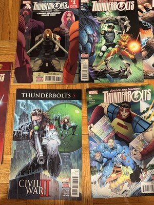 Thunderbolts Jim Zubb 2016 Issues 2-9, 12