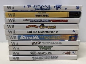 Nintendo Wii Console Bundle Lot 10 Games Wii Travel Bag and Controllers READY !!
