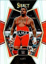 2022 Panini Select WWE #175 Kama Silver Prizms