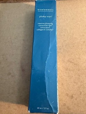 BIOELEMENTS PLUMP START  Antioxidant Collagen 4 Complex  2 oz NIB SEALED Free Sh