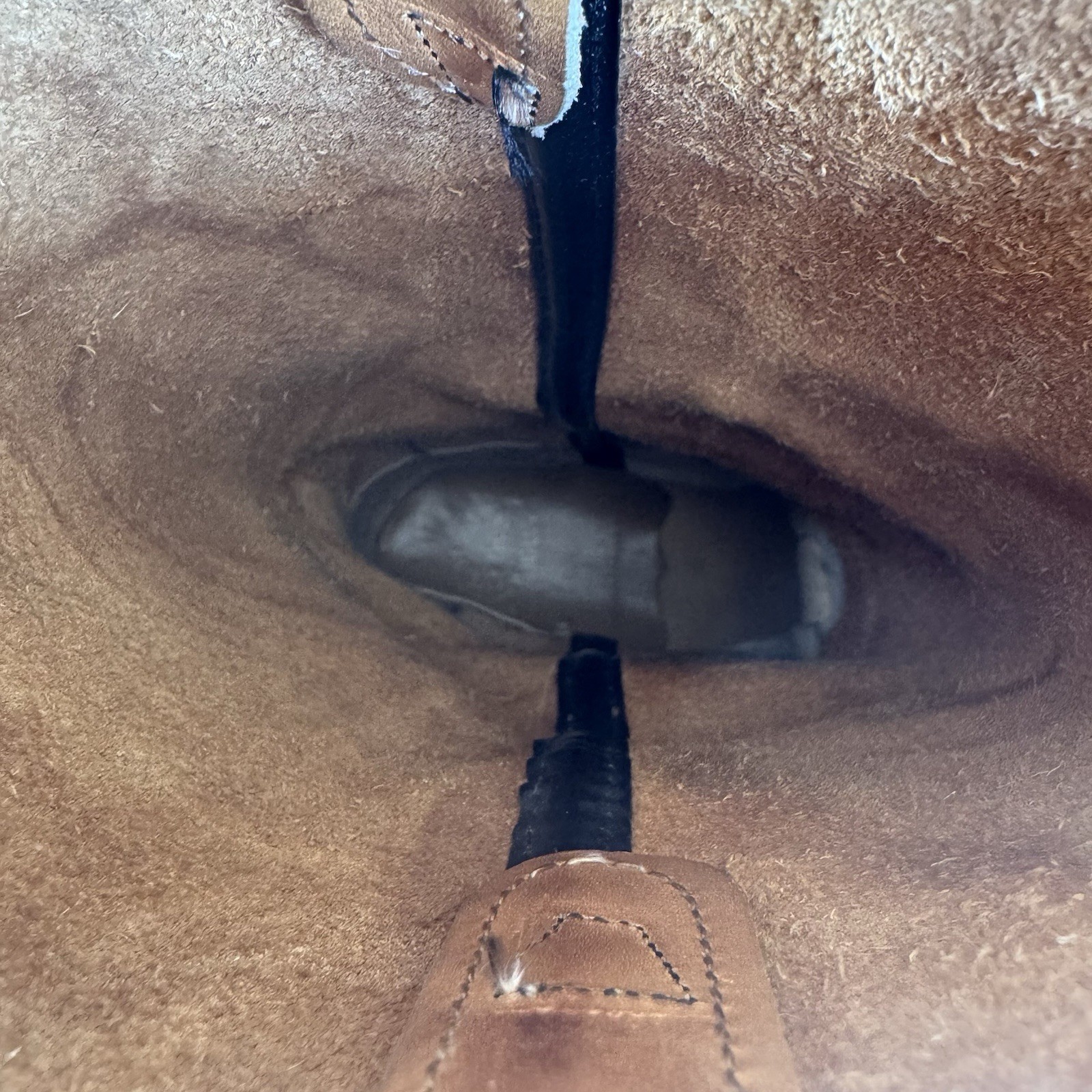 VTG Kinney Shoes Campus Style Boots Leather Camel Block Heel Men’s 11