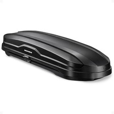 Yakima NX 18 Cubic Ft Travel Vehicle Rooftop Cargo Carrier Box, Black (Open Box)