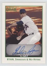 2011 TRISTAR Obak Auto Green 4/25 Nolan Ryan #A34 Auto HOF n8a