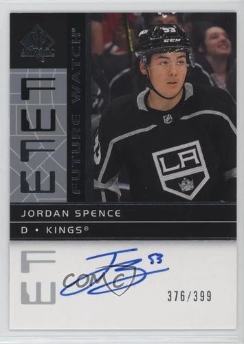 2022 SP Authentic 2002-03 Retro Future Watch /399 Jordan Spence Rookie Auto RC