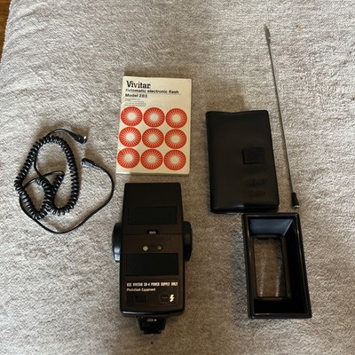 Vivitar 283 Auto Thyristor Electronic Flash Unit Shoe Mount