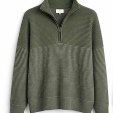 Aerie Women's Green and Khaki Sweatshirt