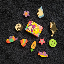 Vintage Lisa Frank Loose Eraser Lot of 11 - Masterpieces Booklet 90s Y2K