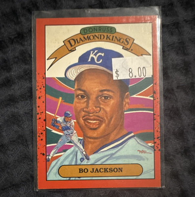 Leaf 1989 Donruss Diamond Kings Bo Jackson Royals #1 Insert Baseball Card