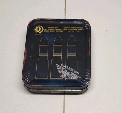 Adeptus Mechanicus Big Gun dice Set for Apocalypse Tin Warhammer 40K - SEALED