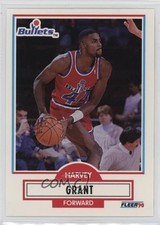 1990-91 Fleer Harvey Grant (First Name in White) #192 0b3