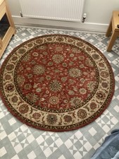Three Nourison Power Loom Living Treasures Collection Rugs Terracotta/Rust