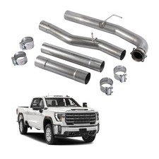 Diesel Turbo Exhaust 4 Pipe For Silverado Sierra 2500 3500hd L5p 6.6 Duramax