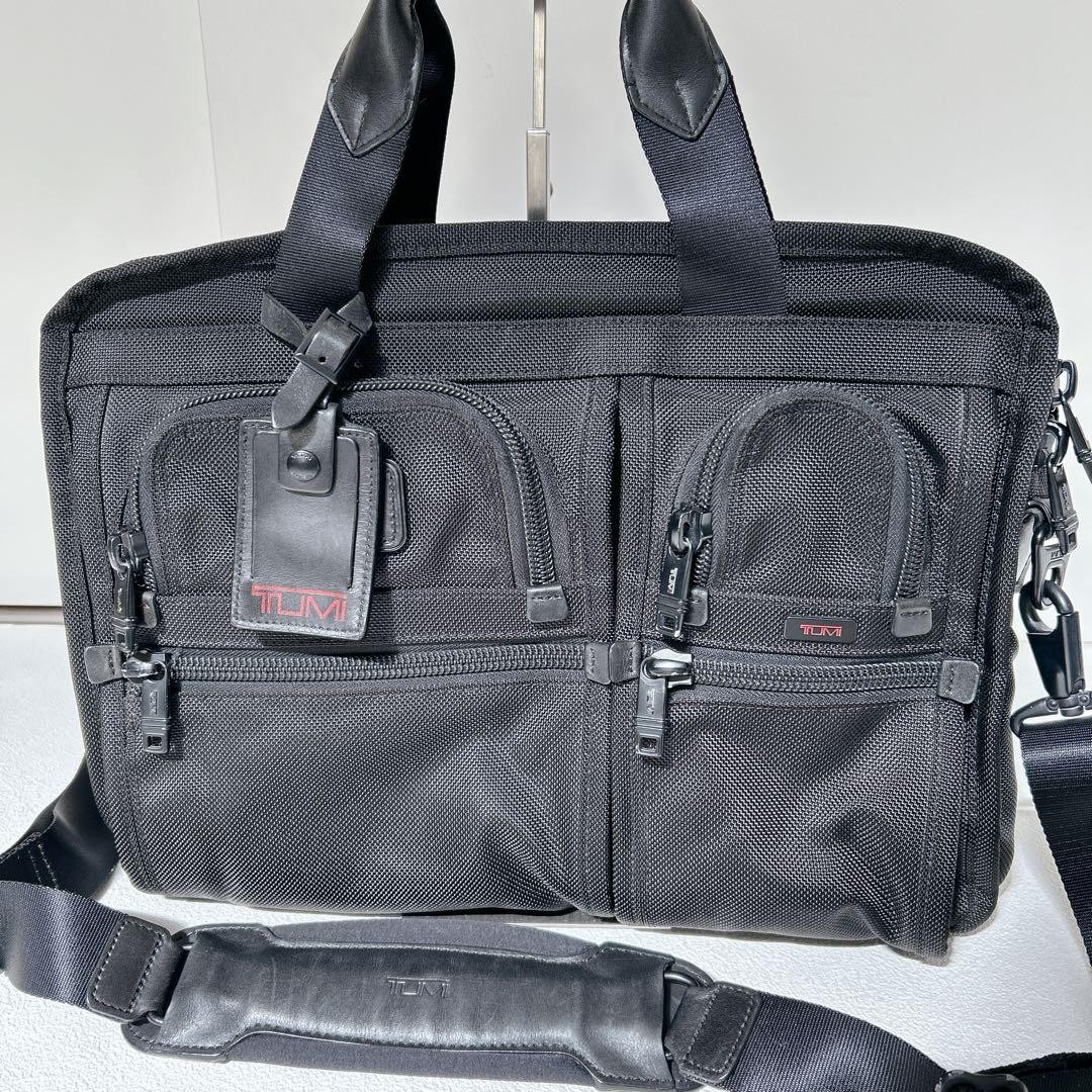 Briefcase Expandable Black A4 Large Capacity From… - image 3