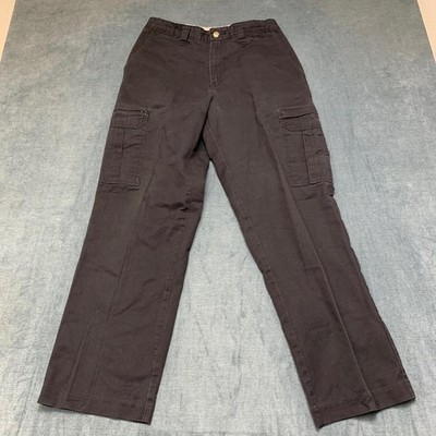 Dickies Premium Industrial Cargo Pants Mens 32x32 Black Straight Leg Workwear