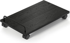 Mobile CPU Stand, Computer Tower Stand with 4 Caster Wheels, under Desk PC Stand