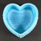 Boyd's Crystal Art Glass HEART JEWEL BOX 1988-1993 WATERLOO Blue Trinket NOS — photo 5