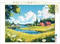 Calvendo Puzzle Sweden | 1000 Pieces, Finished Size 25.2 × 18.9 In (64 × 48 Cm)