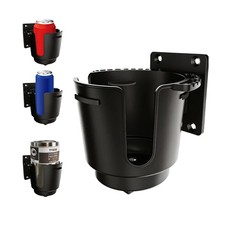 Anti-slip Wall Mount Cup Holder Fit 8-30oz Silicone Grip For Boat Rv