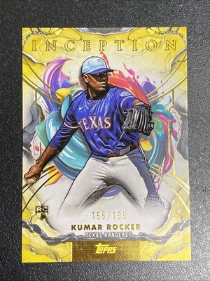 2025 Topps Inception Kumar Rocker Rookie Yellow /199