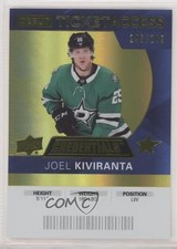 2021 Credentials 2020-21 Debut Ticket Access Yellow /249 Joel Kiviranta #97 13jf
