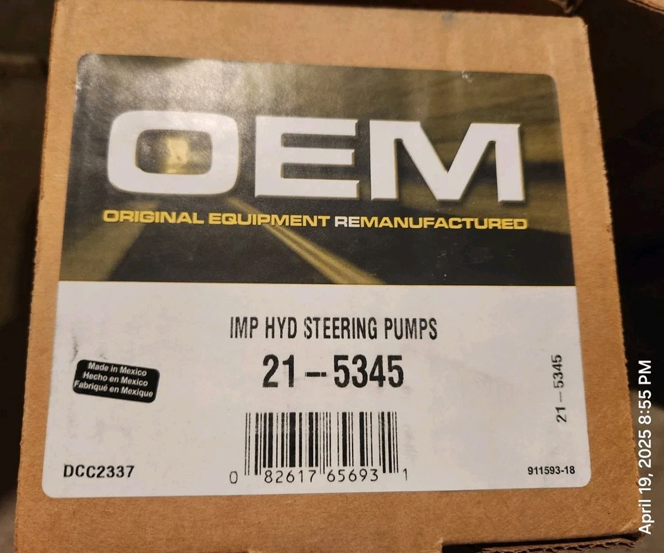 Base de bomba de dirección asistida OEM 21-5345 Reman para Toyota Pontiac selecto 2003-2008 Foto 2 de 2
