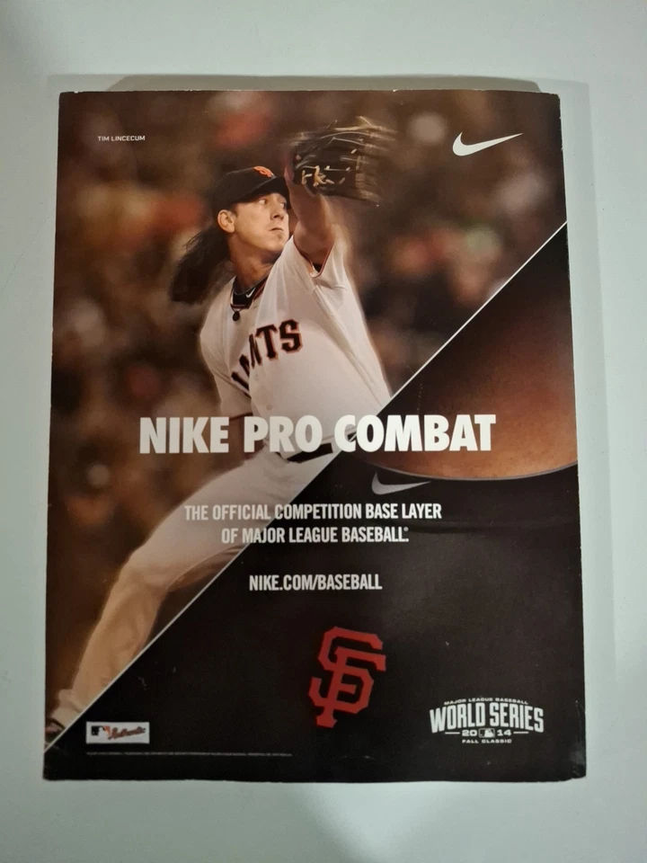 2014 KANSAS CITY ROYALS SAN FRANCISCO GIANTS WORLD SERIES OFFICIAL PROGRAM - Image 2 of 4