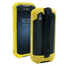Protective Cover Bumper Case Rugged Boot with Hand Strap for Zebra Yellow