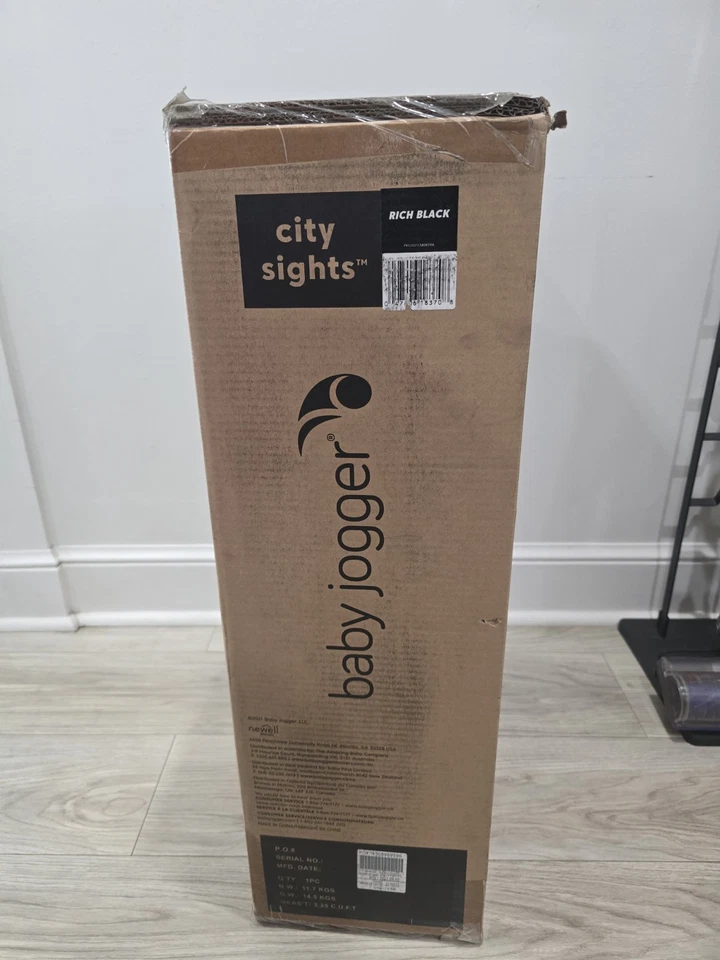 Baby Jogger City Sights Stroller Convertible W/Compact Fold Rich Black - Image 3 of 4