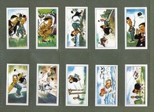 Laurel and Hardy 1968 primerose confectionery 50 card set n/mint to mint