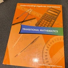 transitional Mathematics - Understanding Algebraic Expressions HARDCOVER.