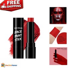 Highly Pigmented Red Face Paint Stick - Ideal for Cosplay and Special Effects