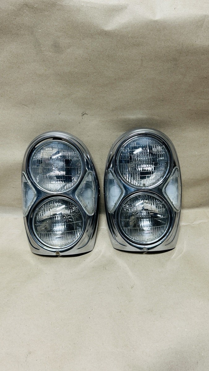 クラシツク―ベンツ108縦目ヘツトランプ左右 1968-1973 Mercedes Benz W108 W109 W111 W112 Bosch Headlight Pair