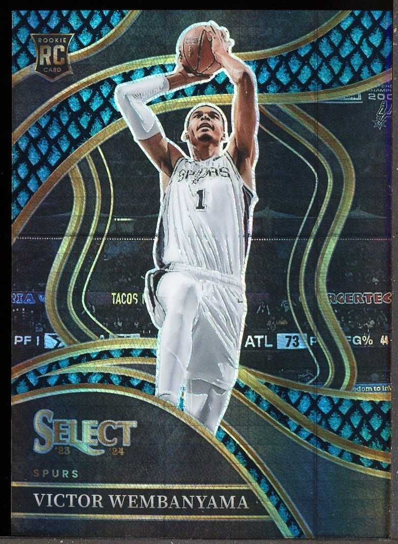 2023-24 Select Dragon Scale #288 Victor Wembanyama RC Rookie Jersey # 1/8