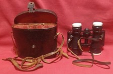 Vintage Oryginalna japońska lornetka i skórzane etui 7x35 Model #66139