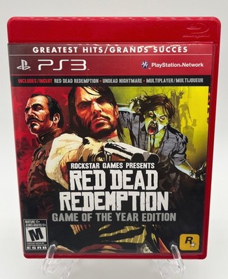 Sony Playstation 3 PS3, Red Dead Redemption Game of the Year Edition No Map