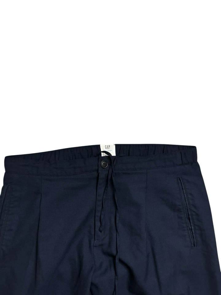 Брюки мужские GAP размер 33x30 темно-синие настоящие индиго GAP Tokyo шерстяная смесь дышащие узкие - Изображение 4 из 4