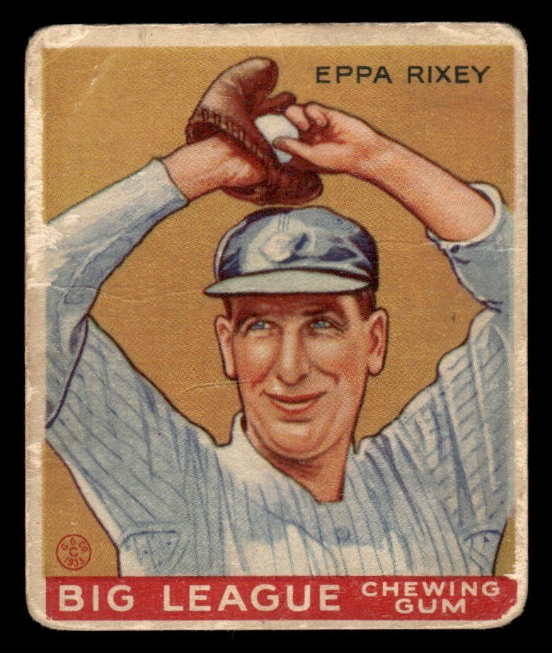 1933 Goudey Baseball #74 Eppa Rixey PR *g1