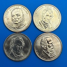 US Mint 2008D 2009D 2010P 2011D Presidential One Dollar Coin Lot of 4