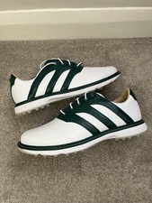 adidas MC Z-Traxion Spikeless Golf Cloud White Collegiate Green Yellow 8.5 Uk