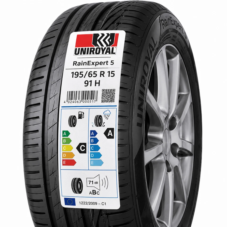 2 Pneus NEUFS UNIROYAL RainExpert 5 195/65 R15 91H Été Premium - Photo 3/4