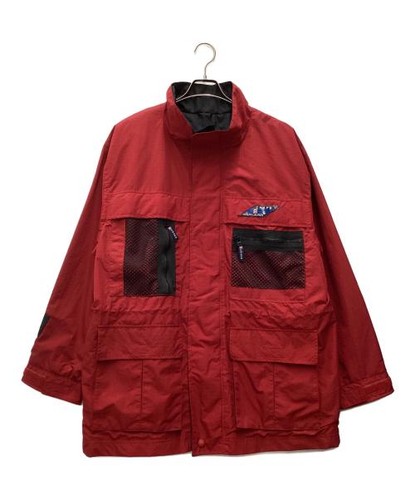 Chaps Ralph Lauren, CHAPS RALPH LAUREN 90s~ Nylon Coat Red× Black