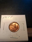 1958 Lincoln Wheat Cent. Uncirculated. Brilliant Red. Never Touched By Hands.