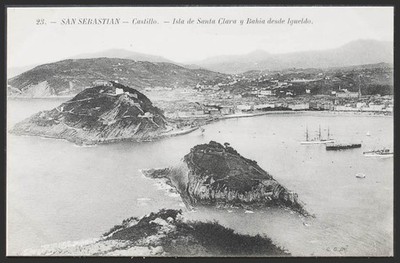 Guipúzcoa. SAN SEBASTIAN. Vista desde el Monte Igueldo.