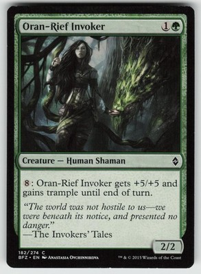 Oran-Rief Invoker 182 Common Battle for Zendikar Magic: The Gathering LP